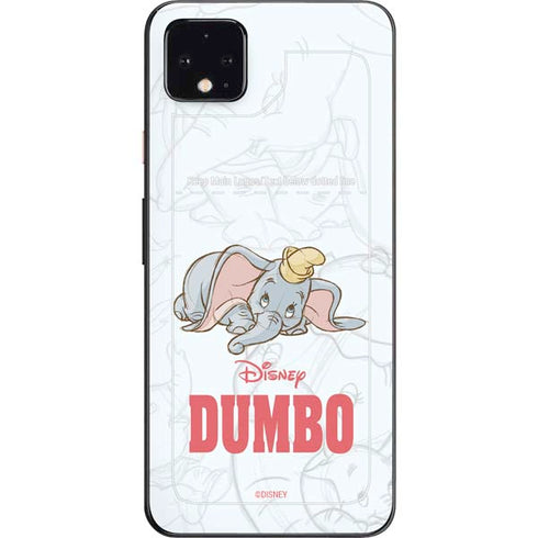 Disney Dumbo Classic sketched portrait Google Pixel 4 XL Skin